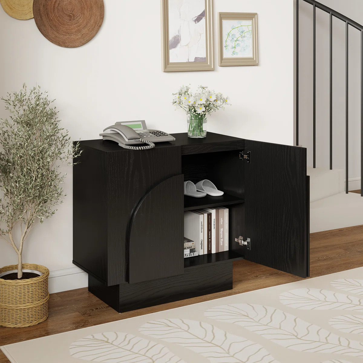 Rectangular Cabinet With Storage, Modern Cabinet For Hallway/Upstairs/Living Room | Wayfair North America