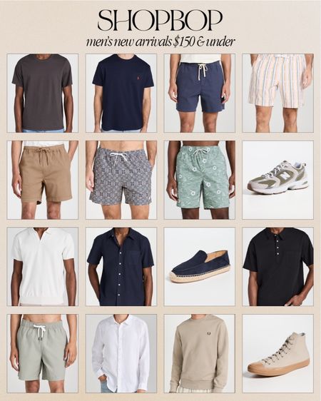 New men’s arrivals at Shopbop - $150 and under!