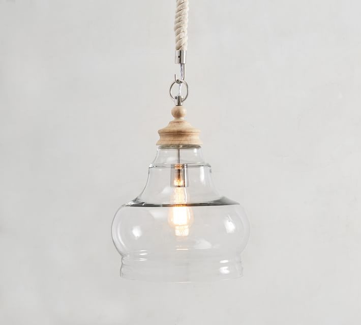 Brielle Glass Pendant, Large | Pottery Barn (US)