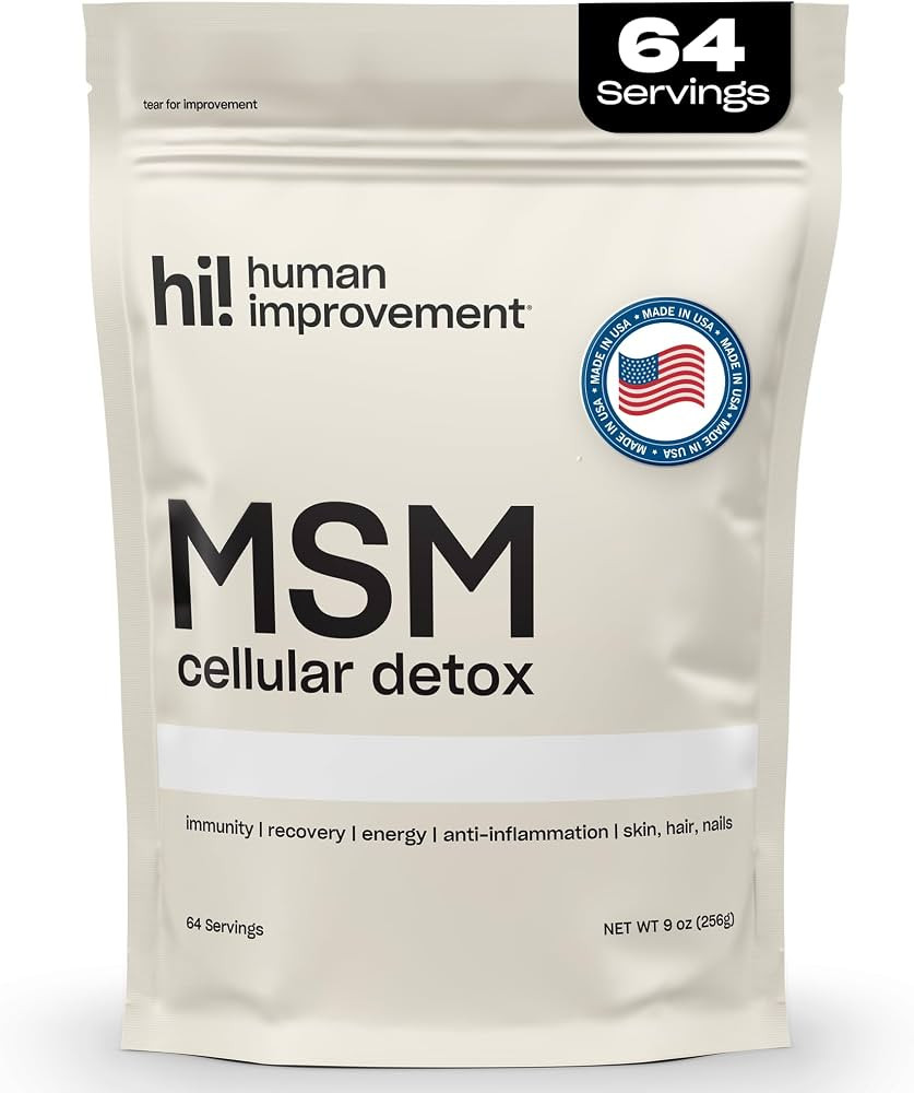 Pure MSM Powder | Organic Sulfur Powder for Skin, Hair, and Nails | Cellular Detox, Joint Health,... | Amazon (US)