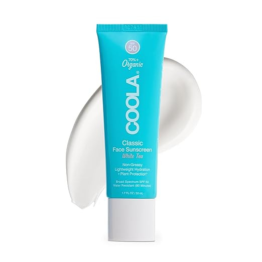 COOLA Organic Face Sunscreen SPF 50 Sunblock Lotion, Dermatologist Tested Skin Care for Daily Pro... | Amazon (US)