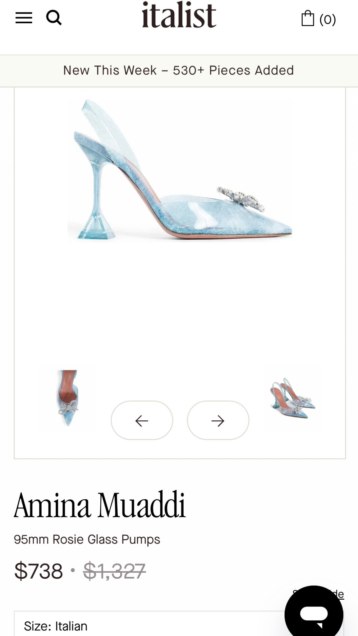 My crystal blue Amina Muaddi Heels from my last post! On sale!!! Few sizes left!

#LTKPetite #LTKSaleAlert #LTKgrwm