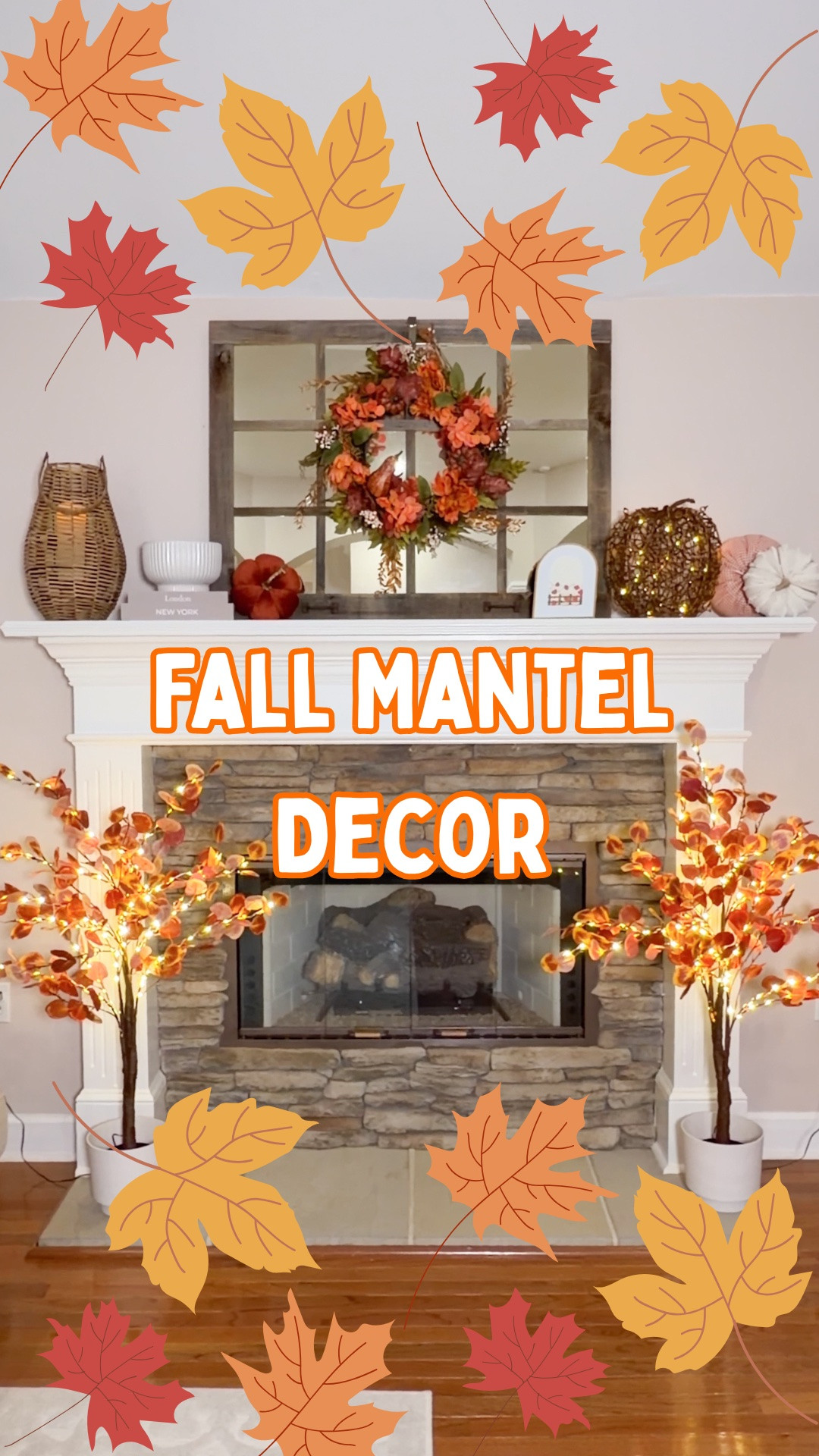 These lighted fall trees are my new favorite fall home decor! They look so perfect as part of my fall mantel.

#LTKHome #LTKSeasonal