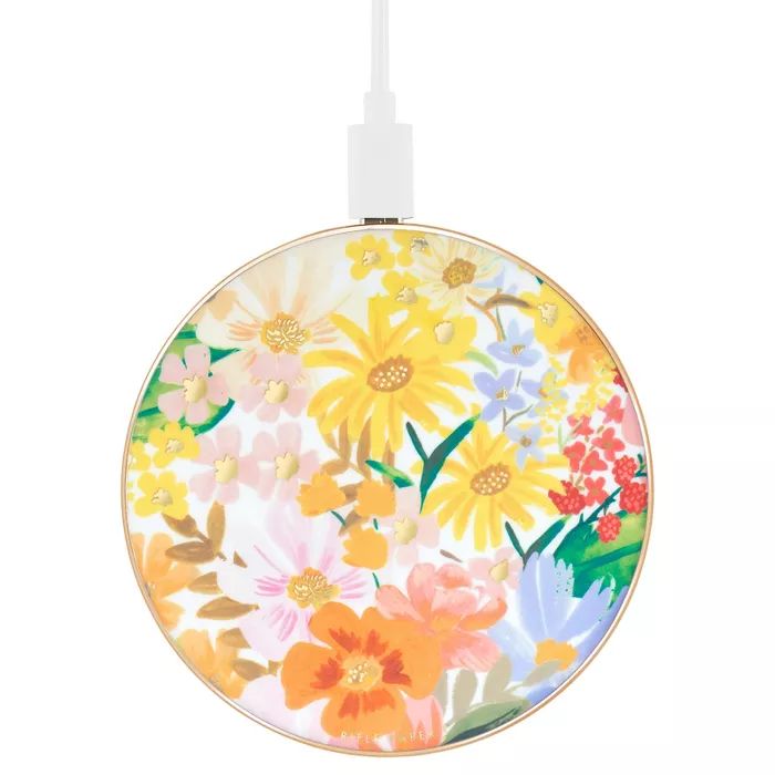 Rifle Paper CO - Wireless Charger - Charges all Qi-Enabled Devices - Universal - Marguerite | Target