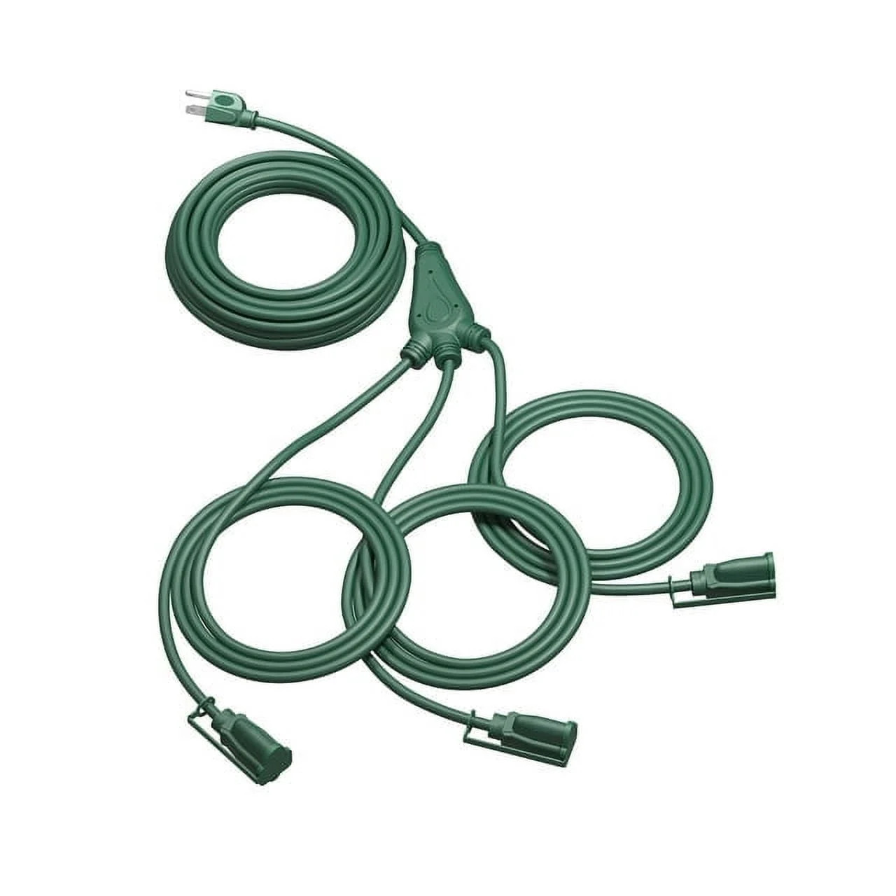 DEWENWILS 40FT (22'+6'+6'+6') Outdoor Extension Cord with 3 Outlets for Outside Christmas Landsca... | Walmart (US)