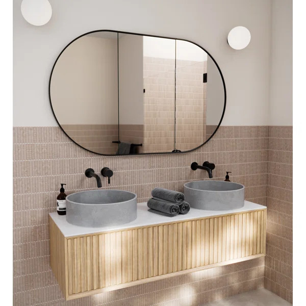 Recessed Framed 2 of Doors Medicine Cabinet with Adjustable Shelves | Wayfair North America