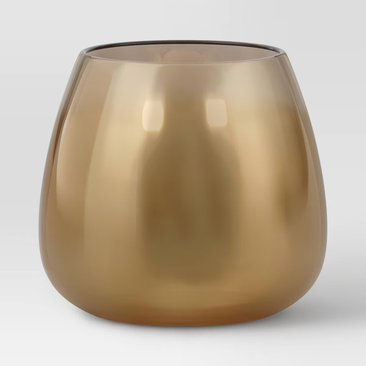 12.5oz Mirrored Glass Stemless Wine Glass Brown - Threshold™ | Target
