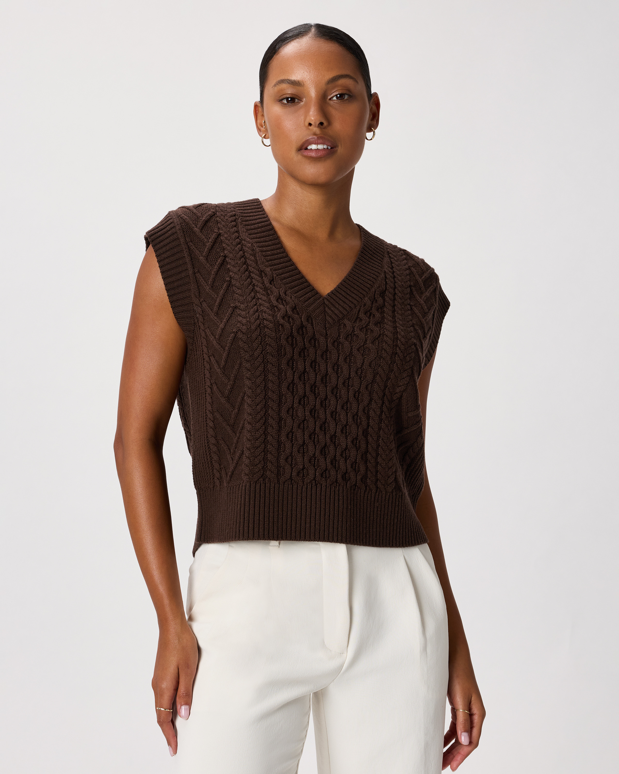 Australian Merino Wool Cable Sweater Vest | Quince