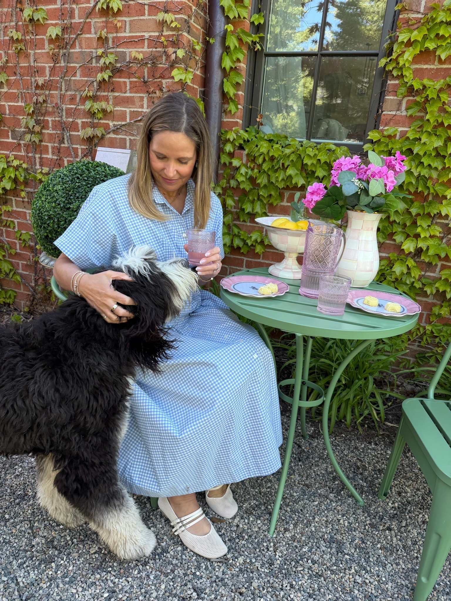 Take a moment for yourself. This outdoor setting is so peaceful and a space I love to share with loved ones. s

#LTKOver40 #LTKMidsize #LTKHome