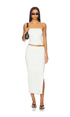 ALL THE WAYS Natalie Skirt Set in White from Revolve.com | Revolve Clothing (Global)