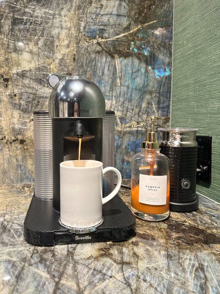 🎃 Pumpkin Spice Season 🎃 | Nespresso | White Mug | Coffee Bar | Syrup Pump | Milk Frother

#LTKhome #LTKSeasonal
