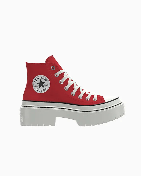 Converse Custom Chuck Taylor All Star Lugged Heel Platform By You Canvas In Red, Size / | Converse (US)