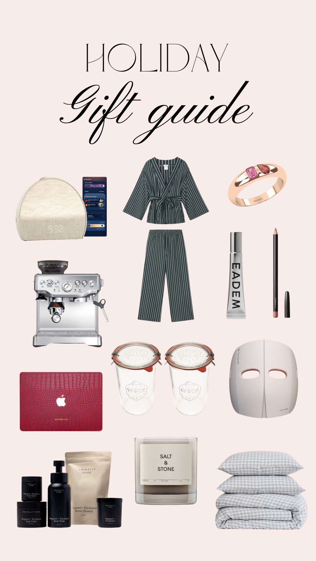 My holiday gift guide of all of my favorite things 🤍🤍🤍