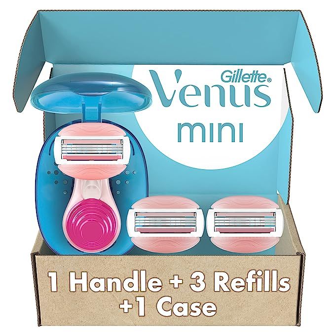 Gillette Venus Mini ComfortGlide White Tea Razors for Women, Includes 1 Venus Razor Mini Handle, ... | Amazon (US)