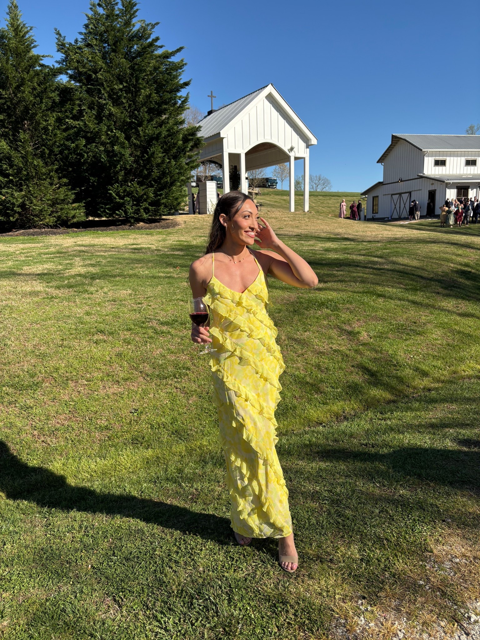 Spring Wedding Guest Dress Idea 🤍 

#LTKWedding #LTKSeasonal