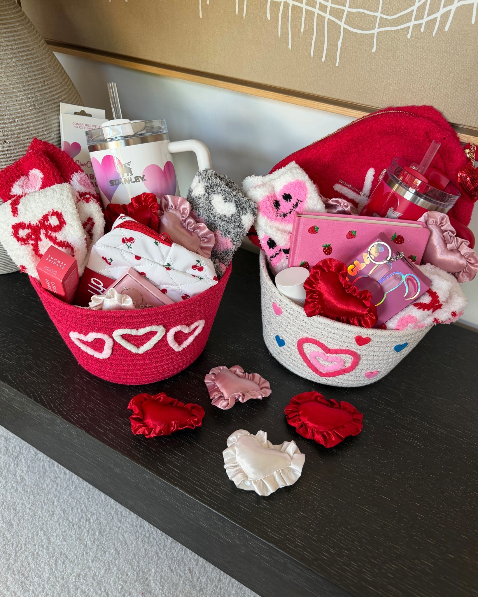 Two Valentine’s /Galentine’s Day baskets that are girly, fun, and gift-able!! 

I had way too much fun putting these together💕 Just swap a couple items, depending on who you’re gifting 🎀 

Valentines gift ideas for her, girls, kids, teachers , target gift ideas 

#LTKSeasonal #LTKValentine #LTKselfcare