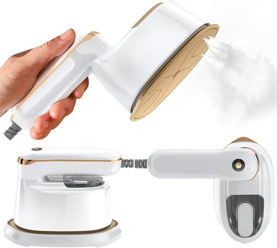 Travel Steamer Iron for clothes portable Mini,1100W Handheld garment steamers with 15s Fast Heat-... | Amazon (US)