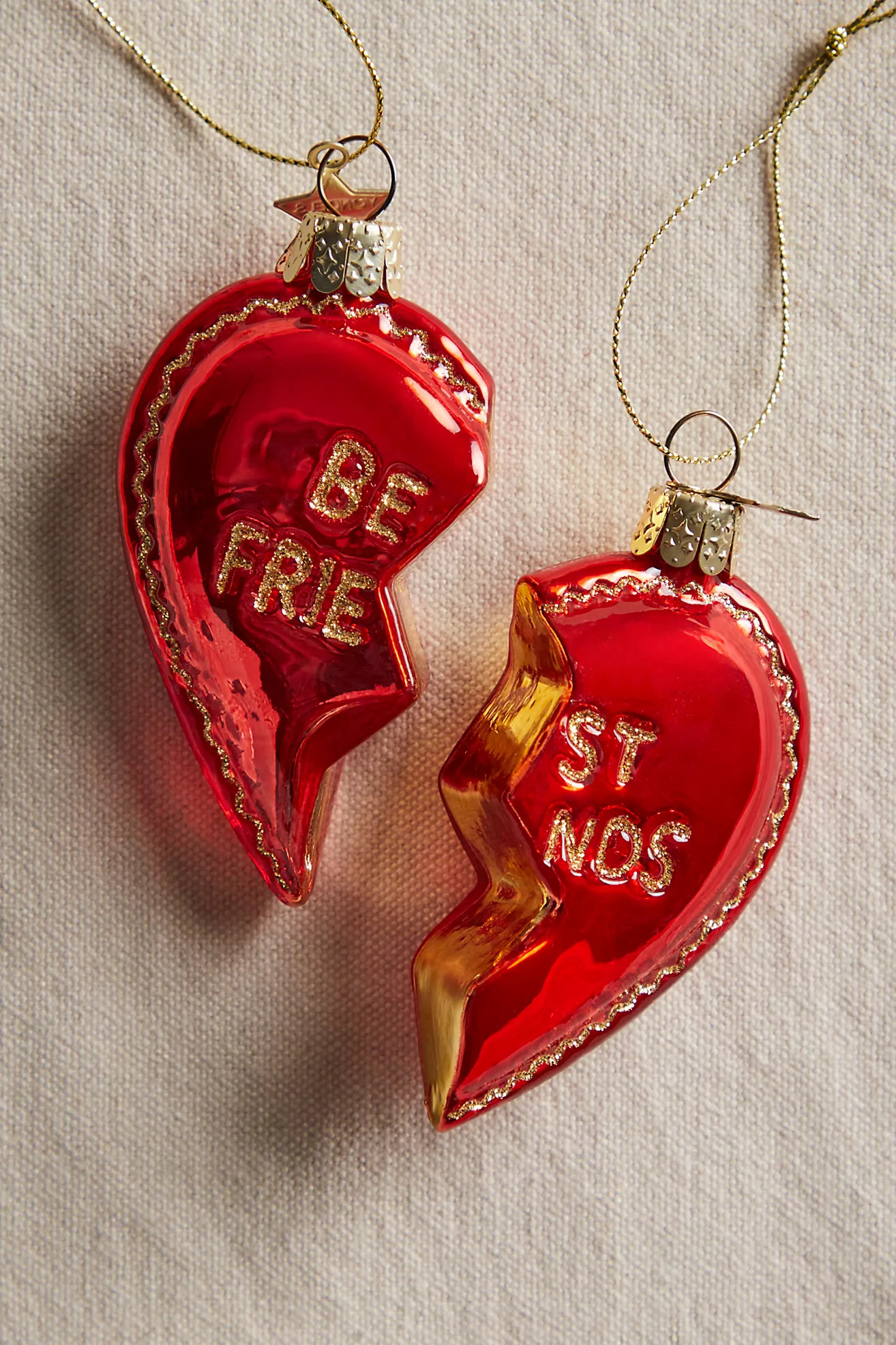 Set Of Best Friends Heart Ornament | Free People (Global - UK&FR Excluded)