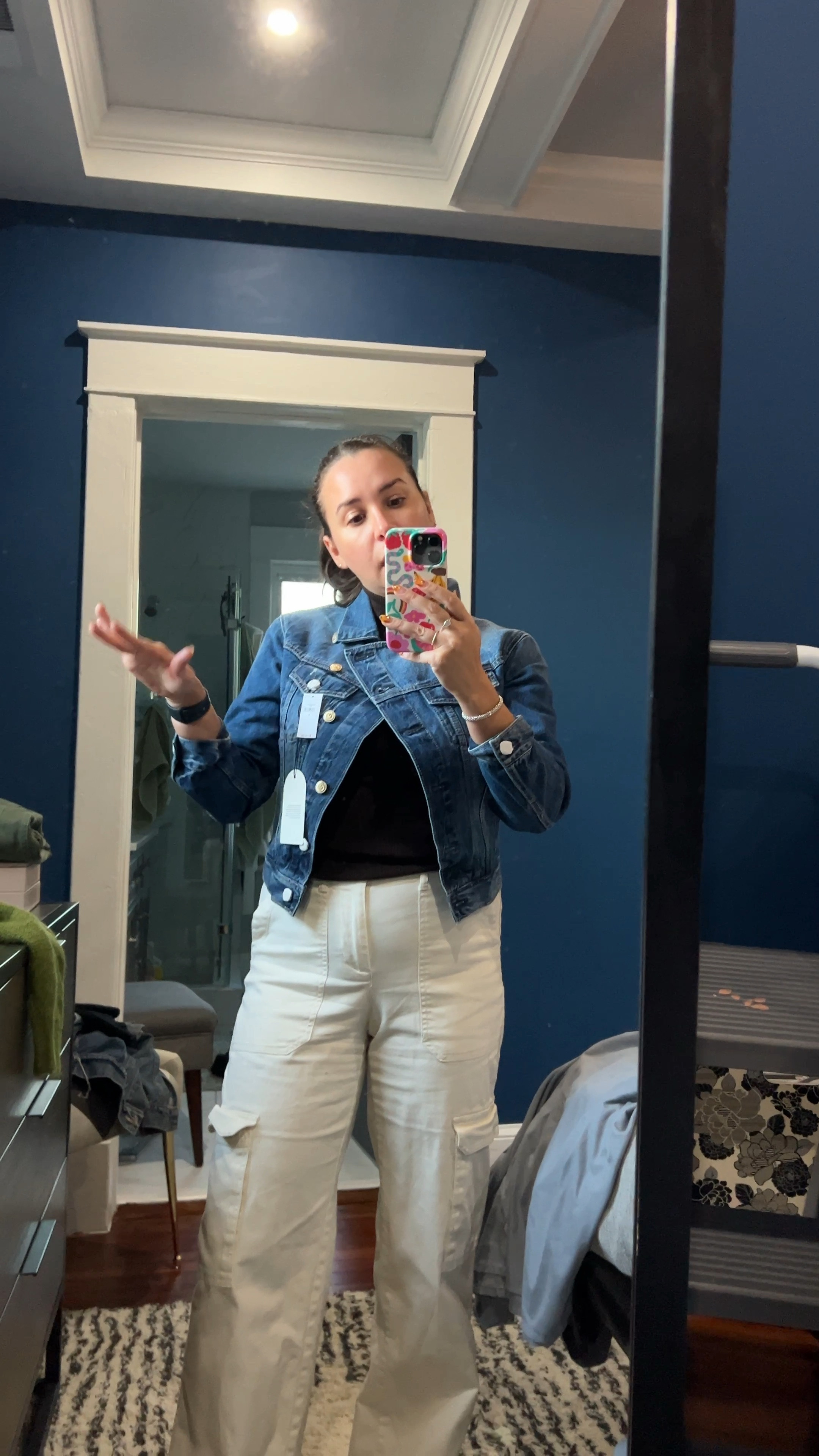 Denim jacket. Jean jacket. Gap x cult Gaia. Jacket. Collab.

#LTKSeasonal #LTKVideo #LTKStyleTip