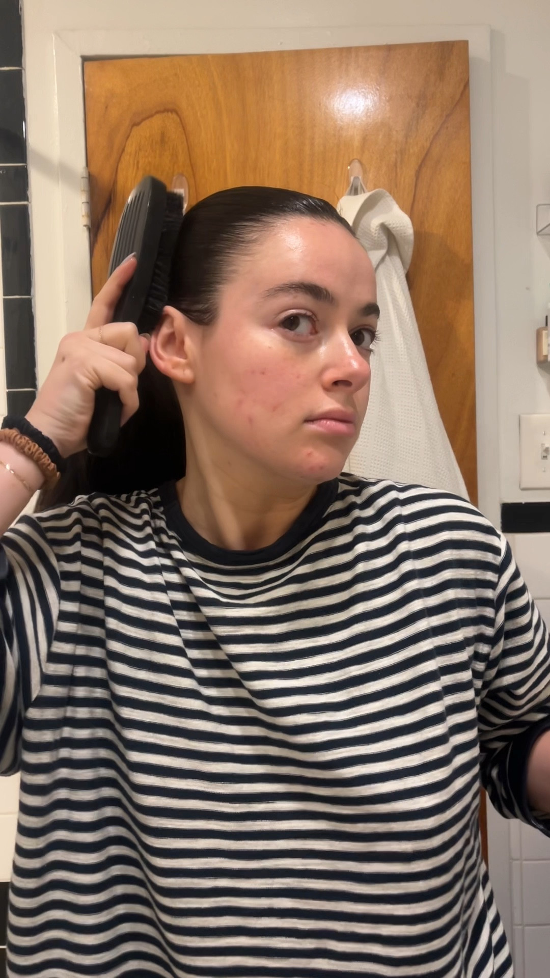 Slicked back bun essential :) truly can’t use any other gel 