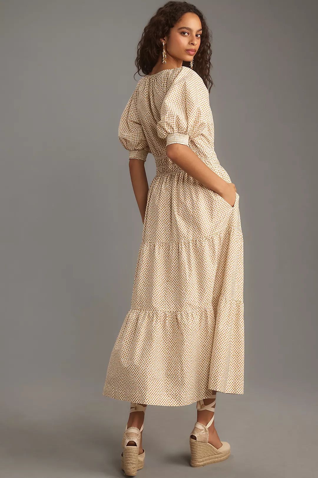 The Somerset Puff-Sleeve Maxi Dress | Anthropologie (US)