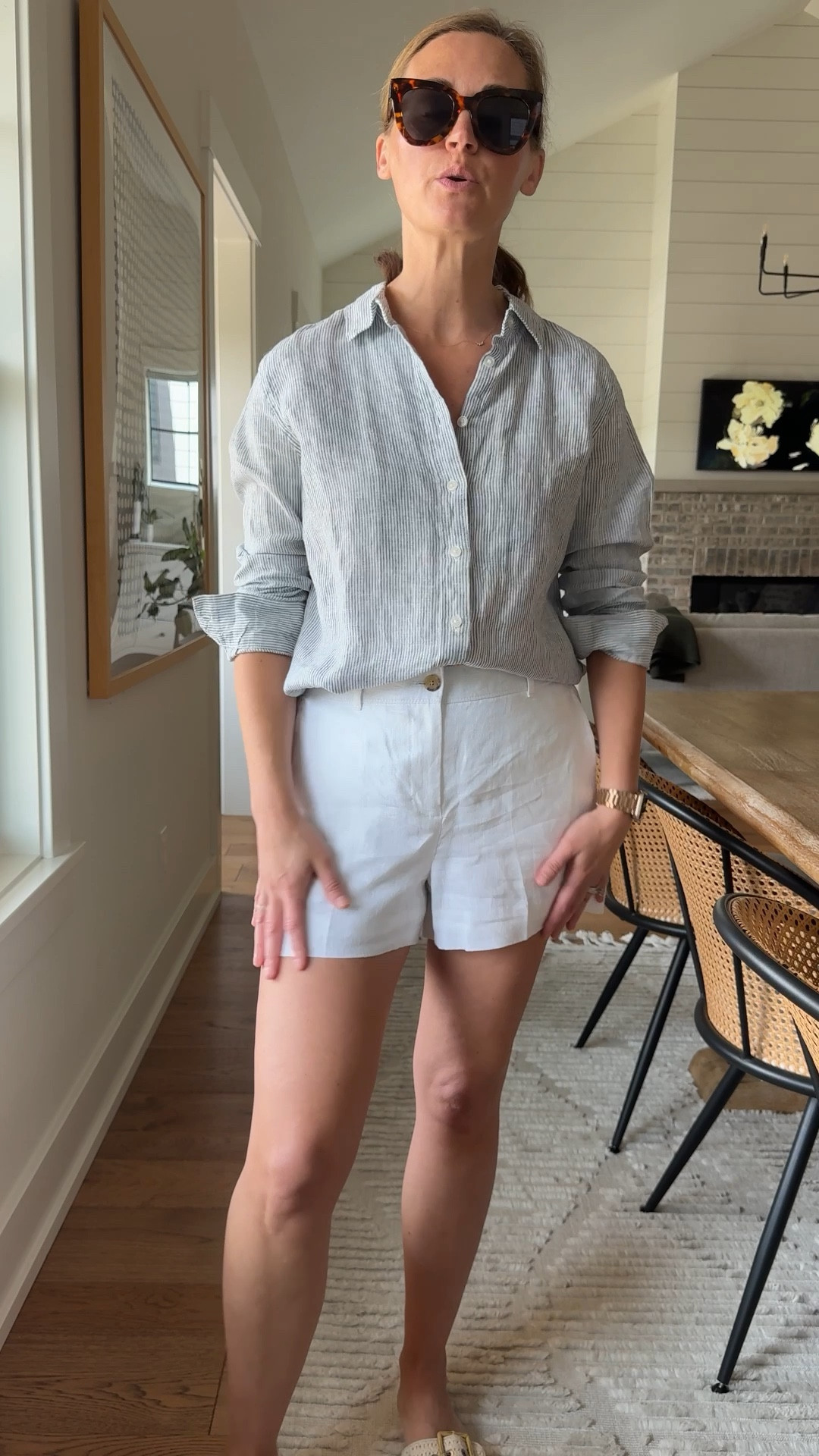 Top size small
Shorts size 0

#LTKOver40 #LTKSeasonal #LTKStyleTip