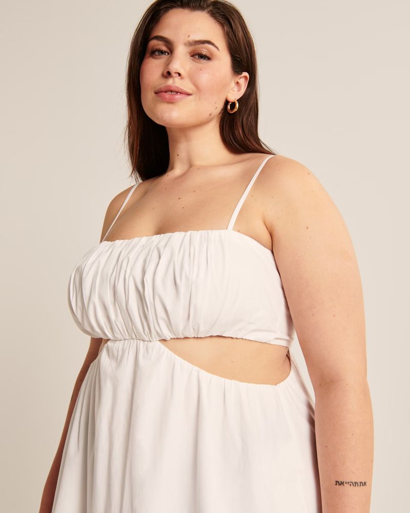 Women's Bubble Top Maxi Dress | Women's Dresses & Jumpsuits | Abercrombie.com | Abercrombie & Fitch (US)