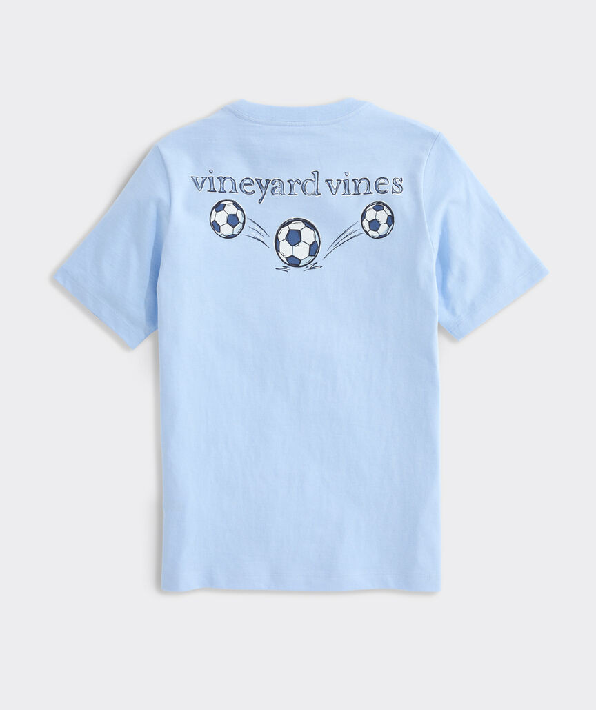 Boys' Sketched Soccer Balls Short-Sleeve Pocket Tee | vineyard vines