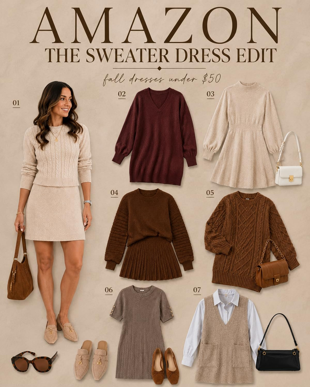 Easy fall dresses for everything from work days to dinner plans, family photos, and all those events that somehow end up on the calendar at once. I pulled together the Amazon sweater dresses actually worth adding to your fall closet. 

 #LTKgrwm #LTKootd #LTKSeasonal