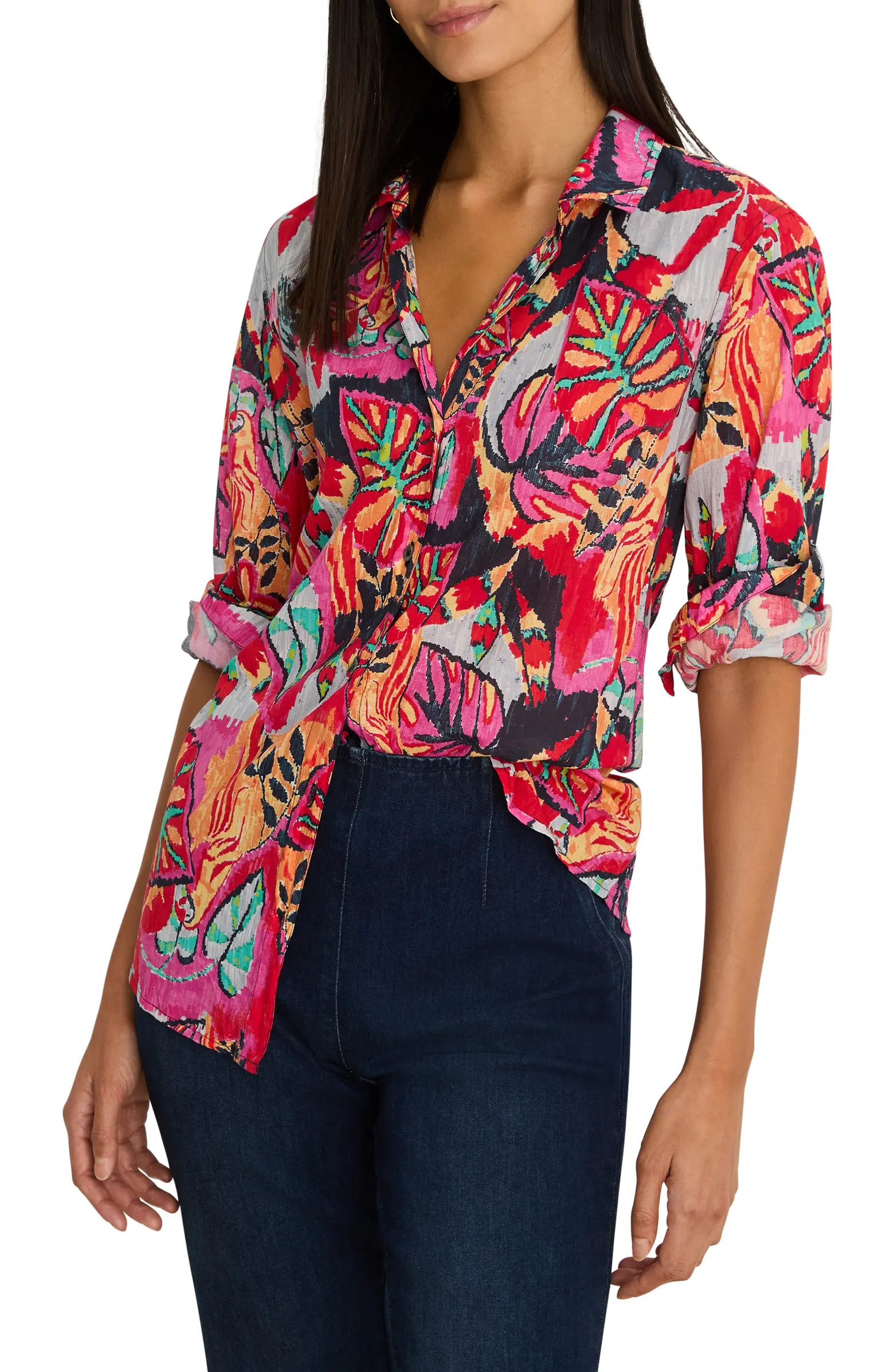 Kauai Garden Crinkle Shirt | Nordstrom
