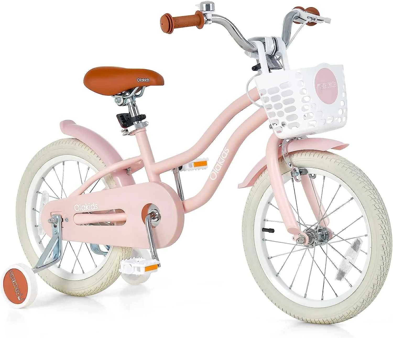 OLAKIDS Kids Bike, 12 14 16 18 Inch Toddlers Bike with Removable Training Wheels Basket, Safety B... | Walmart (US)
