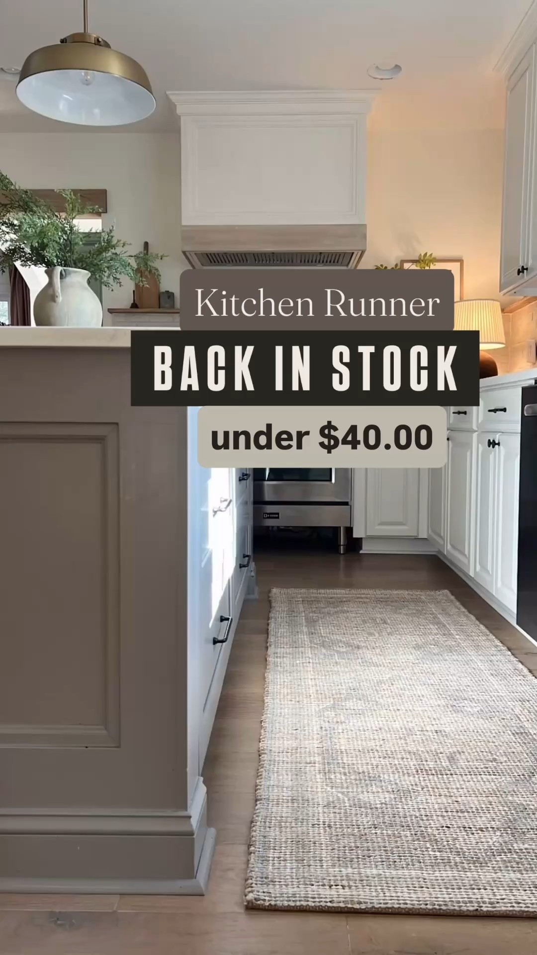 STOCK PHOTO IS MUCH DIFFERENT THAN WHAT THE RUG LOOKS LIKE IN PERSON | Walmart finds | Walmart home decor | Walmart runner | better homes and gardens | Dave and Jenny Marrs rug | neutral runner | kitchen runner | affordable home decor | under $50 | Persian rug 

#LTKHome #LTKFindsUnder100 #LTKFindsUnder50