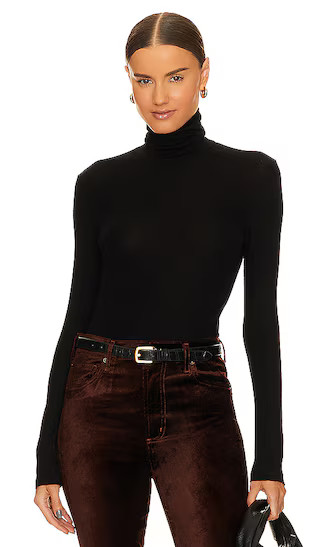 Pascale Turtleneck in Black | Revolve Clothing (Global)