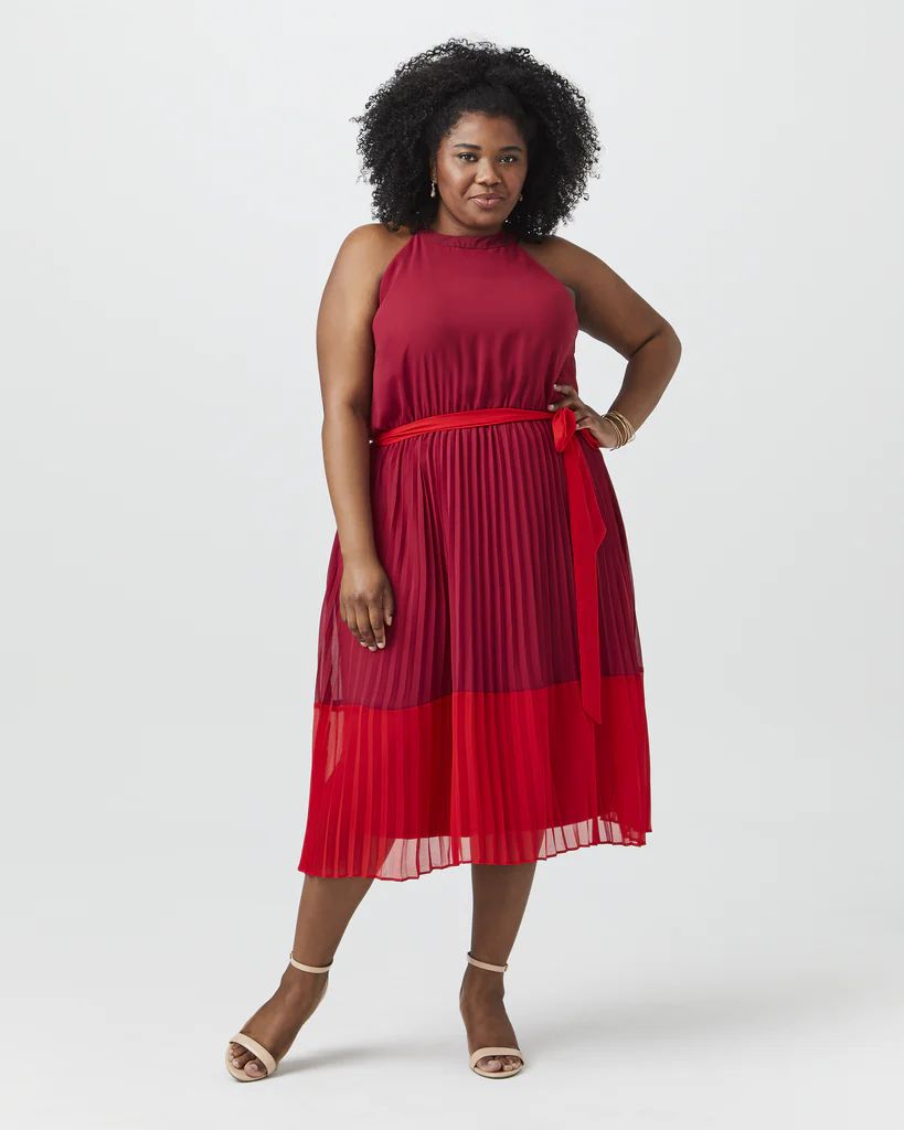 Joanna Plus Size Belted Dress | Dia&Co | Dia&Co