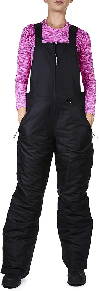 Arctic Quest Womens Ski Snow Bibs Pants Insulated Water Resistant Overalls Snowboarding Winter Wa... | Amazon (US)