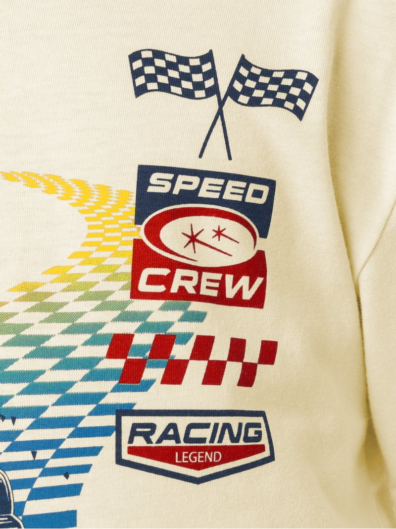 Wonder Nation Boy's Short Sleeve Elevated Graphic T-Shirt, Sizes 4-18 & Husky | Walmart (US)