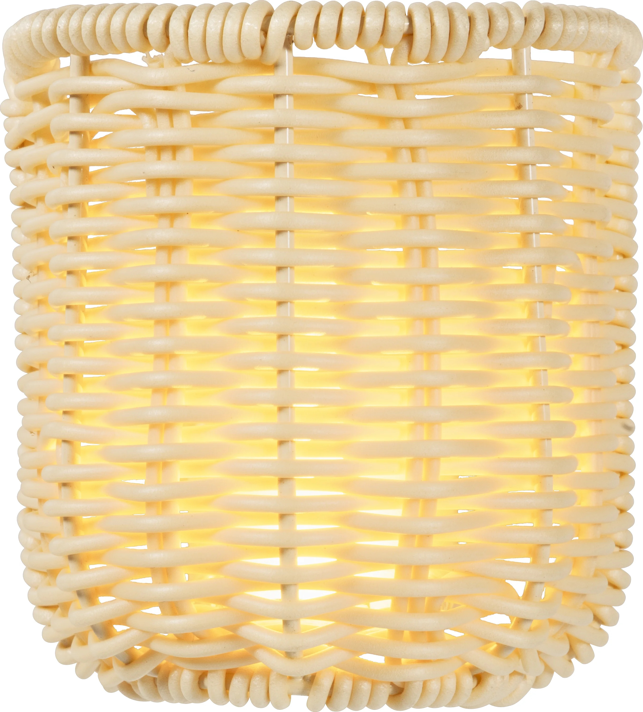 Better Homes & Gardens LED Night Light, Light Sensing, Rattan Material - Walmart.com | Walmart (US)