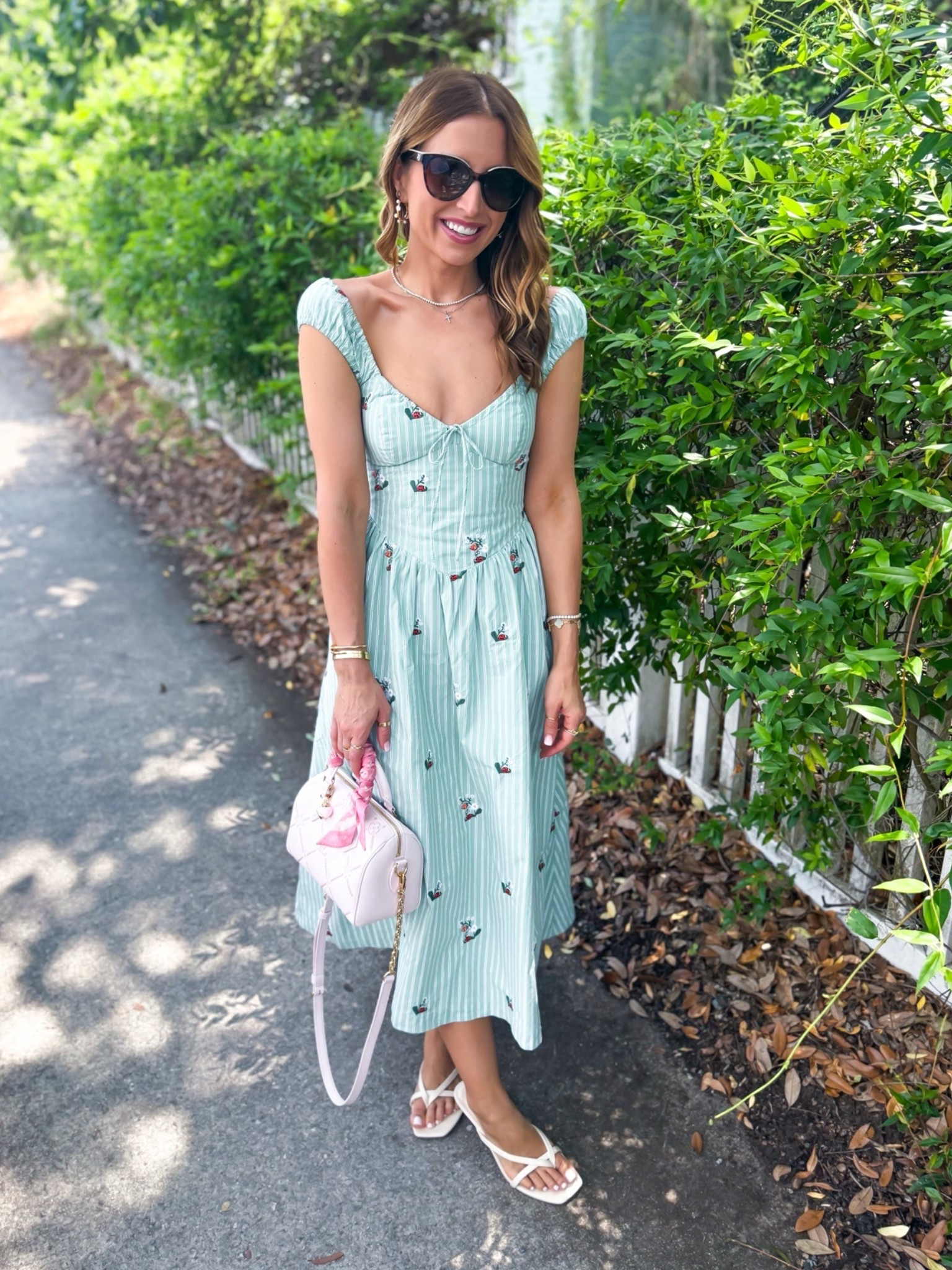 New bra-free cap-sleeve Abercrombie dress in XXS petite. Ladybug print dress. Has pockets and you can tighten the bust-line. My church #ootd. Summer dress. Europe outfit (packing red for Switzerland). Creamy Strappy heels are TTS. Brunch outfit. Baby shower dress. Vacation dress.

#LTKootd #LTKTravel #LTKPetite