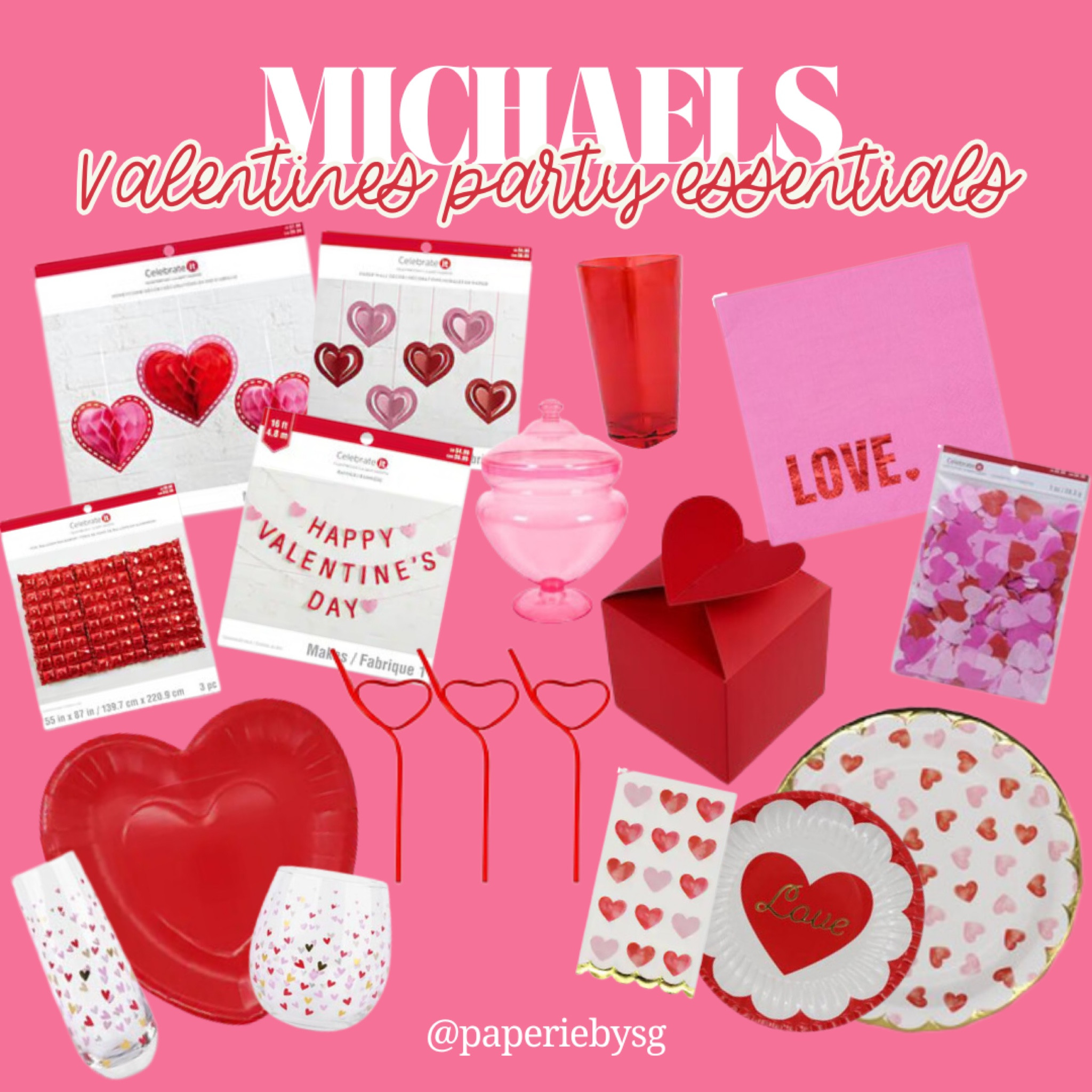 Michaels finds - Valentines Party Decor - school - galentines - brunch - candy 

#LTKHome #LTKSeasonal #LTKParties