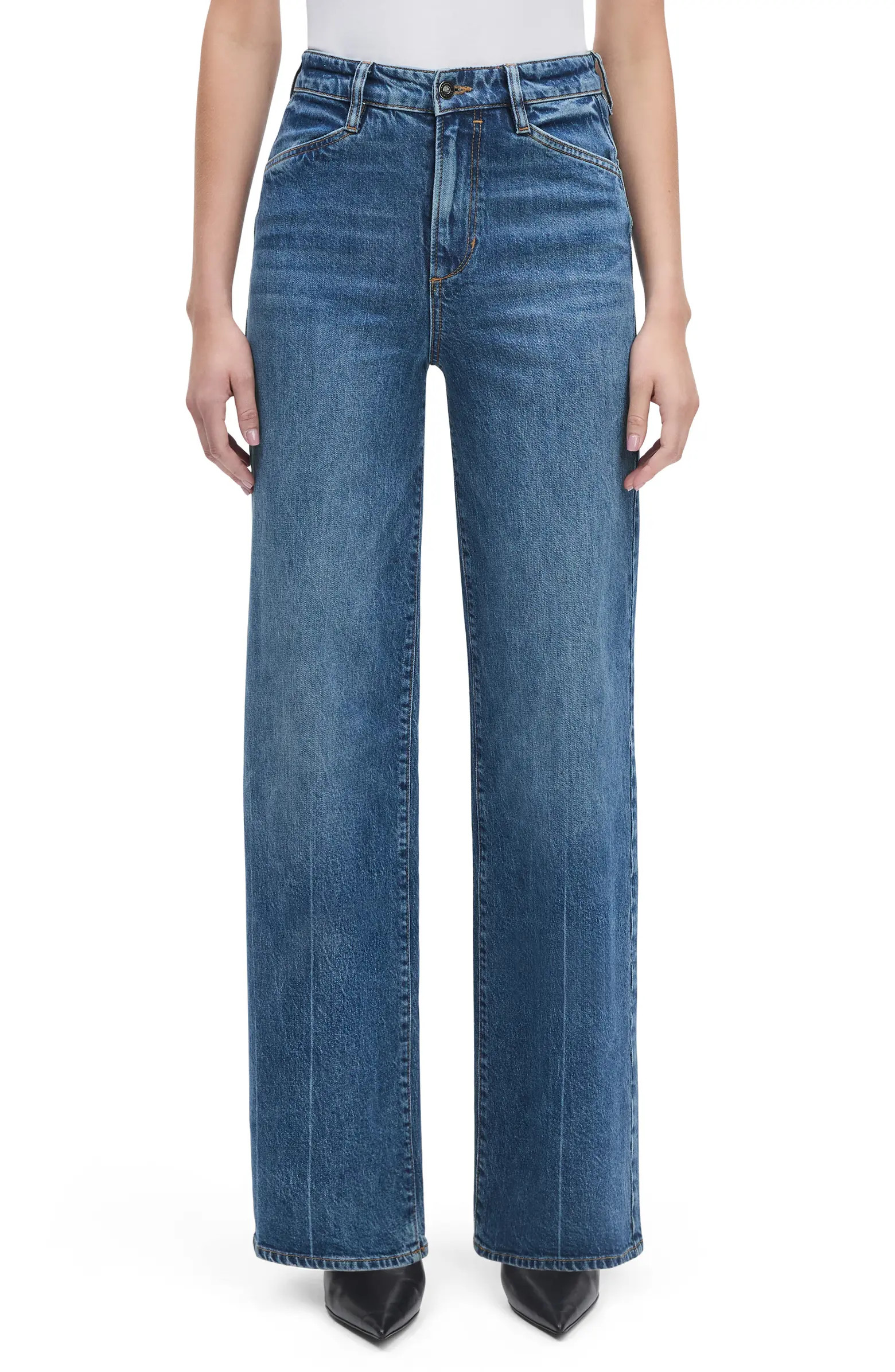 The Mischa Super High Waist Wide Leg Jeans | Nordstrom