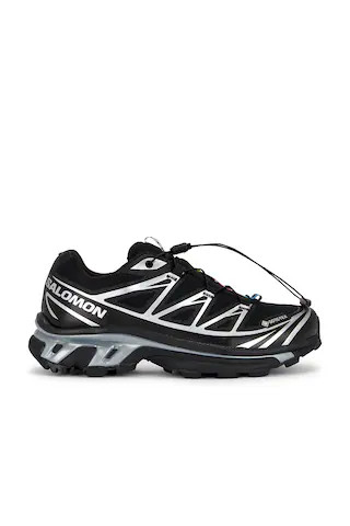 Salomon XT-6 GTX Sneaker in Black & FTW Silver from Revolve.com | Revolve Clothing (Global)