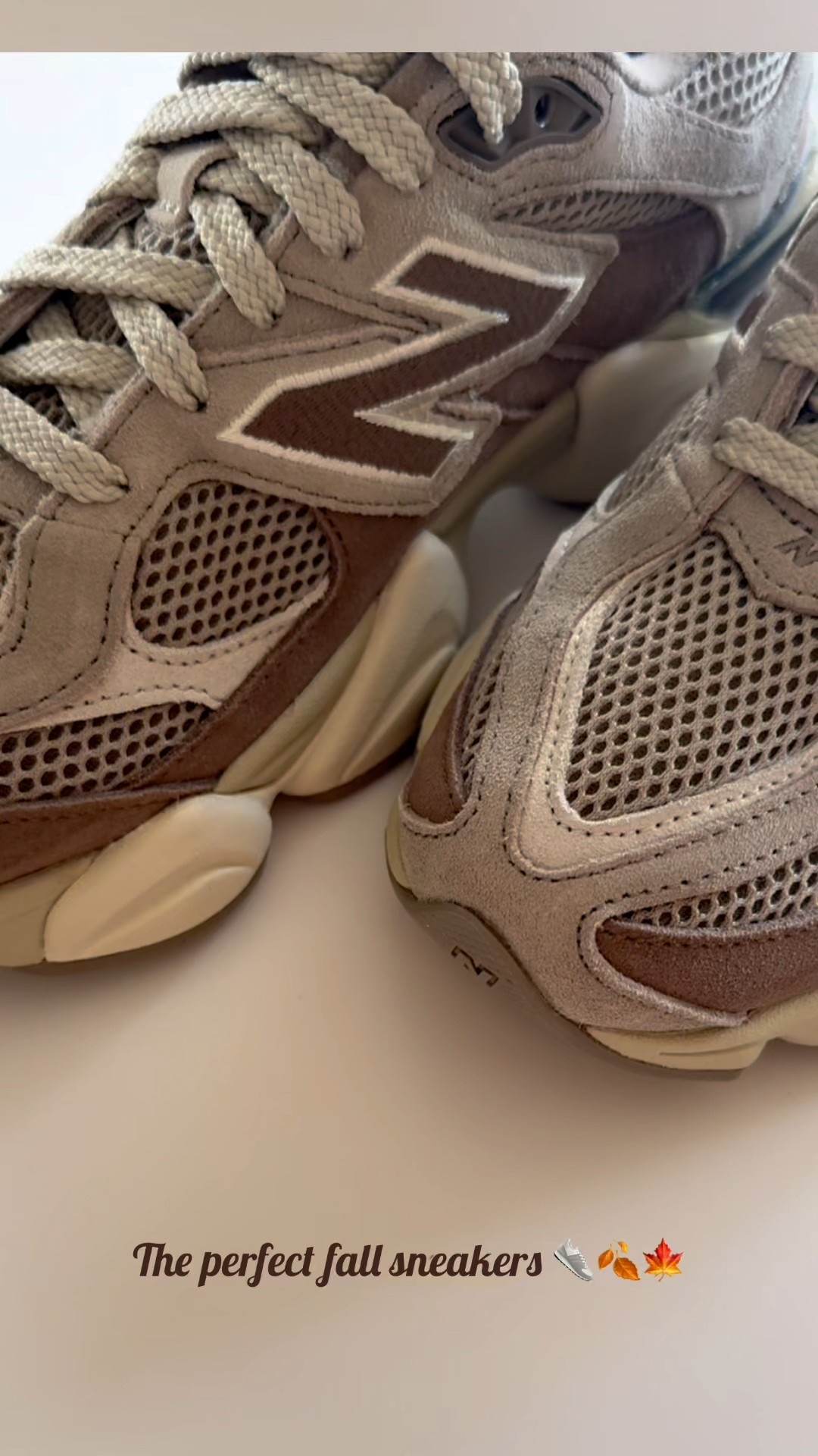 Another perfect pair of sneakers for the fall! Love my new balance 9060. This is in the mushroom colourway perfect for autumn! Also super comfortable to wear for work if you’re on your feet a lot!
.
.
.
.

Sneakers trainers fall fashion outfit inspo 

#LTKfitness #LTKstyletip #LTKworkwear