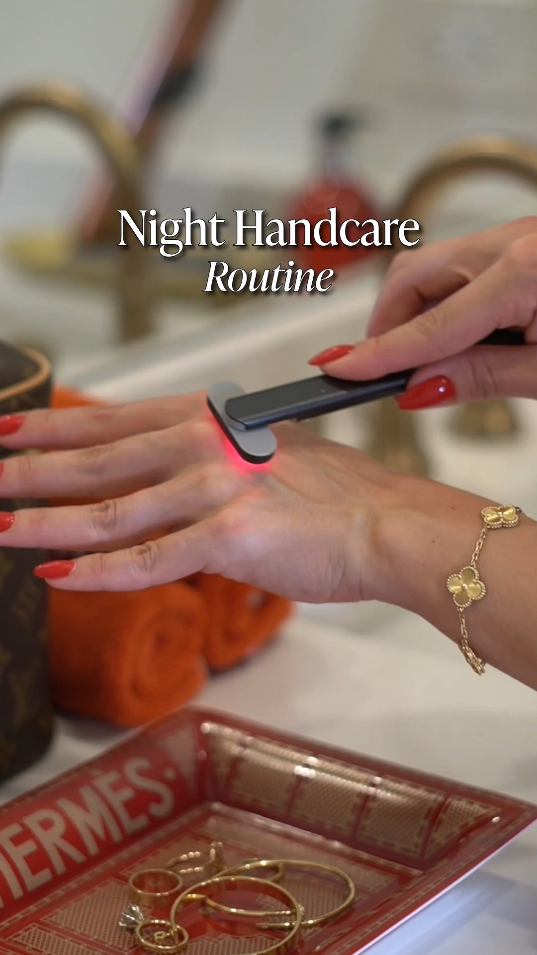 I do this routine every night to keep my hands young-looking 🥰👌 (for reference, I’m 35). 1️⃣ Nécessaire hand retinol 2️⃣ Solawave Light Therapy Wand 3️⃣ L’occitane Shea Hand Cream + a drop of Paula’s Choice Collagen Peptide Booster 4️⃣ L’occitane Cuticle Oil 💫  also linked some other hand essentials such as Josie Maran Argan Oil (love mixing it with hand cream for a quick hand mask) xx 

#LTKselfcare #LTKBeauty