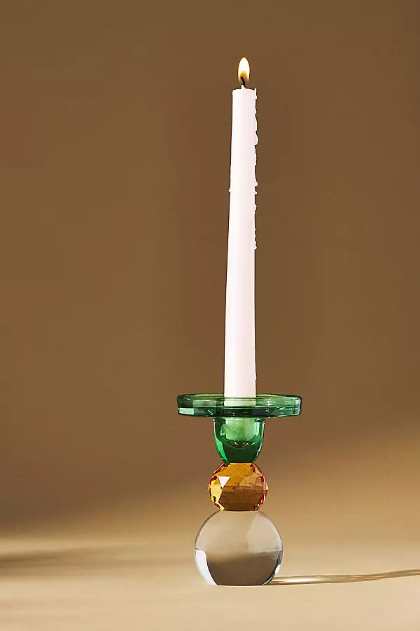 Cut Glass Candle Holder | Anthropologie (US)