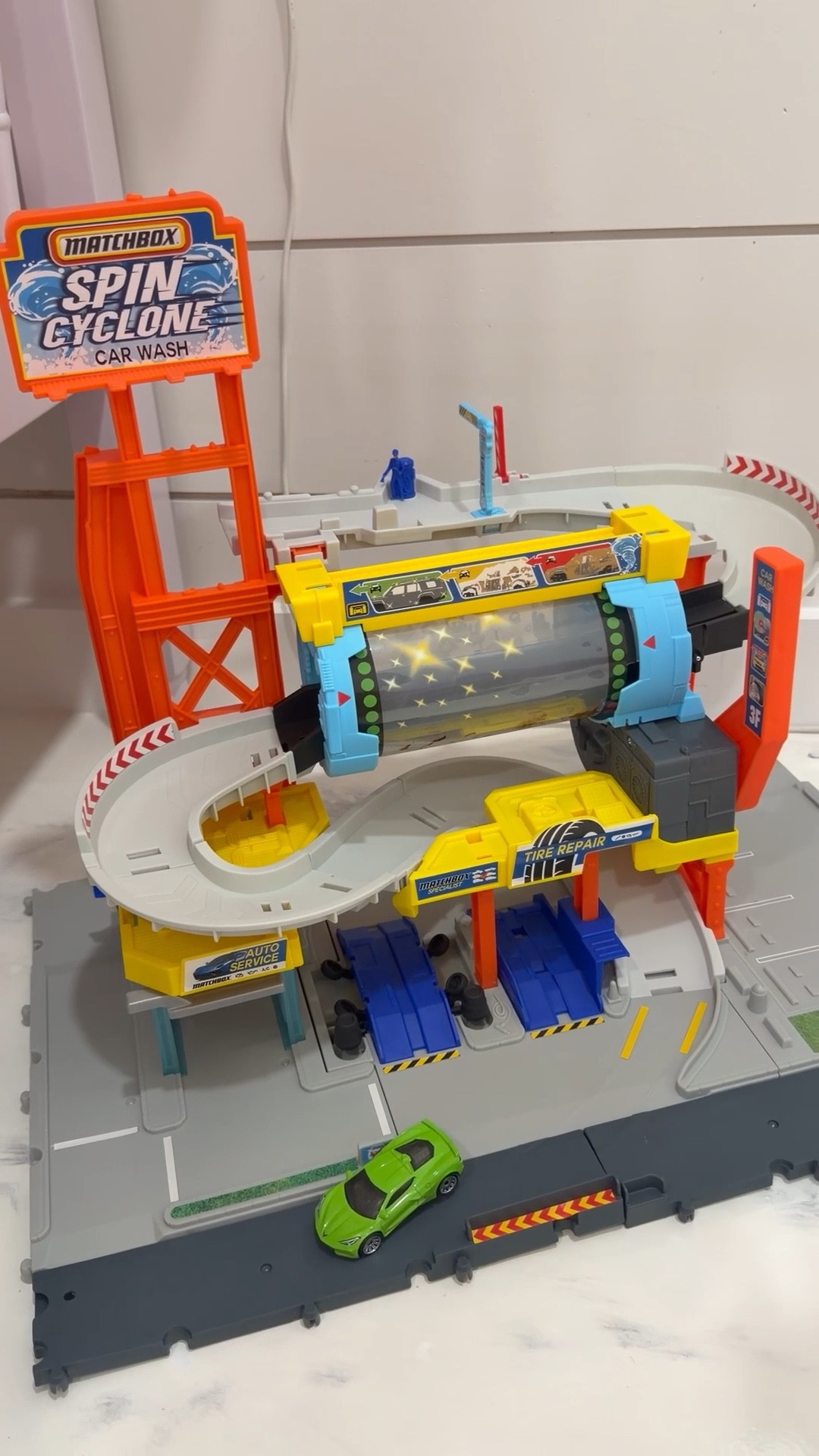 The matchbox cyclone spin wash was such a great gift to my cars loving little girls! We love this set and she’s has the best time washing and working on all her little matchbox cars! #matchboxcars #matchbox #amazonfinds #kidsgifts #giftguide #carwash #cars #toys 

#LTKGiftGuide #LTKKids #LTKFindsUnder50