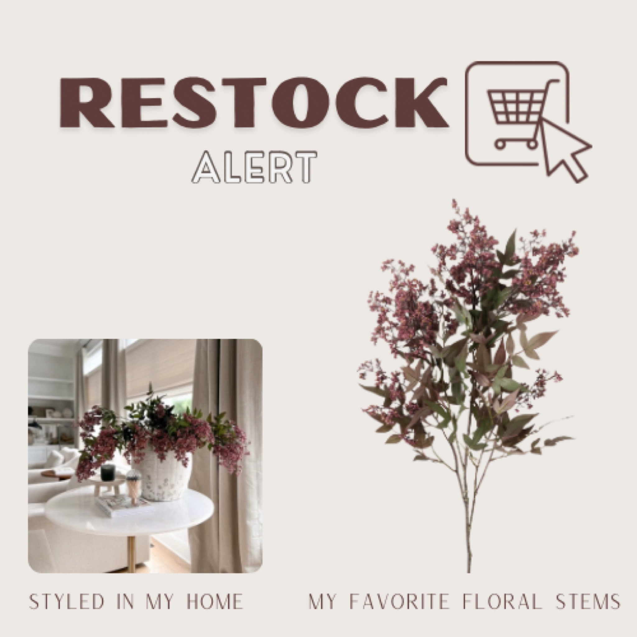 🚨 RESTOCK ALERT 🚨 RUN!! I ordered these in January and I’ve been waiting for them to come back in stock!! I just ordered 4 more. I have 3 in this Pottery Barn oversized vase but I will add more. I LOVE these! 

When I ordered they were $20/stem at Walmart. I see they are currently $22. I also linked them at Home Depot and they are $29/stem and BBB at $27/stem  

Walmart finds | floral stems | vase | fall floral | plum | Sullivans | Home Depot Home Decor | Walmart Home | fake flowers | 

#walmartfinds #floral #fauxfloral 

#LTKFindsUnder50 #LTKHome
