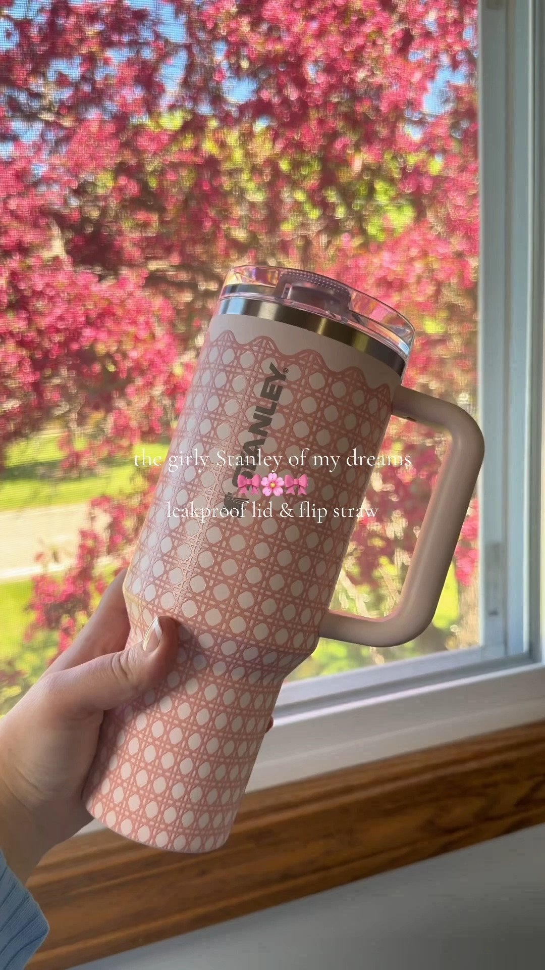 POV: you finally found a water cup that’s actually cute and practical 🎀🌸
the flip straw + leakproof lid make this one so easy to carry around all day & the pattern is giving coquette/girly in the best way 💕

#LTKselfcare #LTKSaleAlert #LTKActive