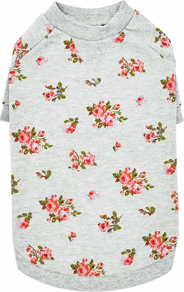 Blueberry Pet 2023 New Spring Scent Inspired Rose Flower Crew-neck Pullover Dog Sweatshirt in Sty... | Amazon (US)