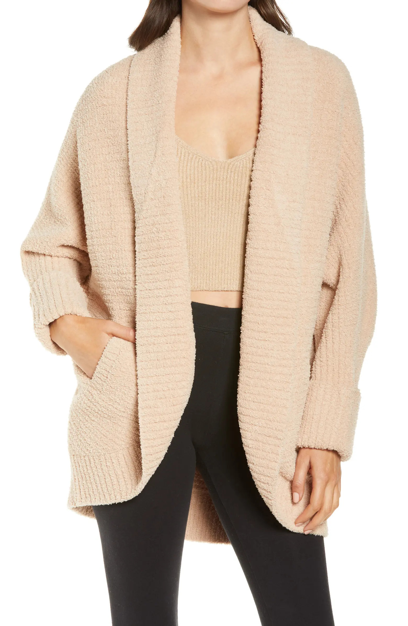 Cozychic® Waffle Cocoon Cardigan | Nordstrom