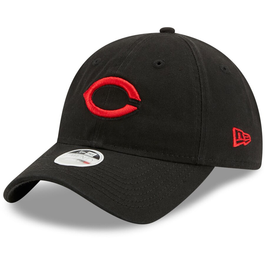 Cincinnati Reds New Era Women's Team Pop Core Classic 9TWENTY Adjustable Hat - Black | Lids